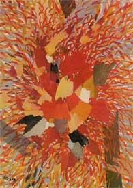 Herbstbild 1958, Öl auf Leinwand, 92x65 cm